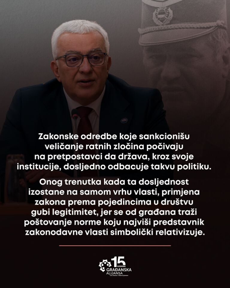 mandic saopstenje